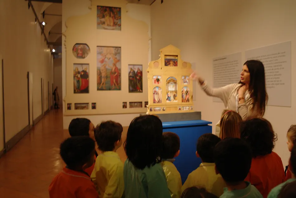 23 novembre 2017  L’Adorazione dei pastori del Perugino: i bambini dell’ultimo anno al Museo Diocesano